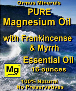 Ormus Minerals Pure Magnesium Oil with Himalayan Cedar Wood E O