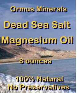 Ormus Minerals Dead Sea Salt Magnesium Oil