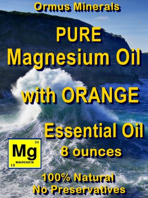 Ormus Minerals -Pure Magnesium Oil with Orange E O