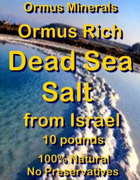 Ormus Minerals -DEAD SEA SALT