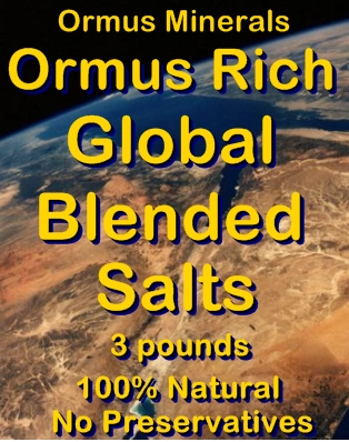 Ormus Minerals -ORMUS Rich Blended Salts