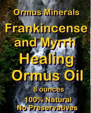 Ormus MInerals Frankincense & MYRRH Healing Ormus Oil