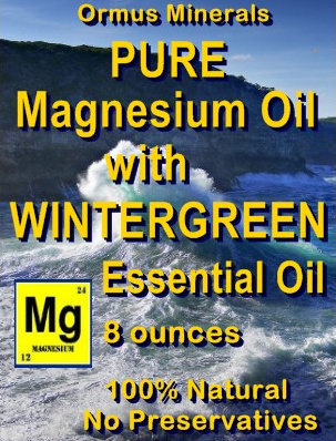 Ormus Minerals -PURE Magnesium Oil with WINTERGREEN E O