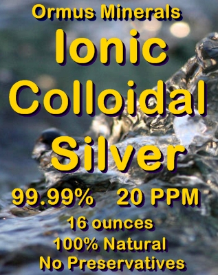 Ormus Minerals Ionic Colloidal Silver
