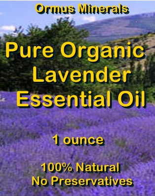 Ormus Minerals-Pure Organic LAVENDER Essential Oil
