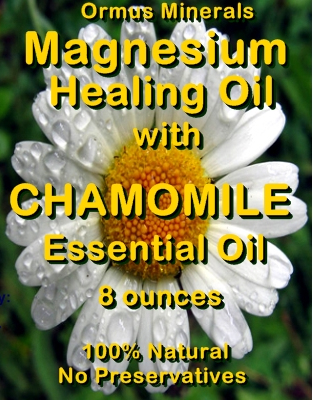 Ormus Minerals -Magneisum Healing Oil with CHAMOMILE Essential Oil