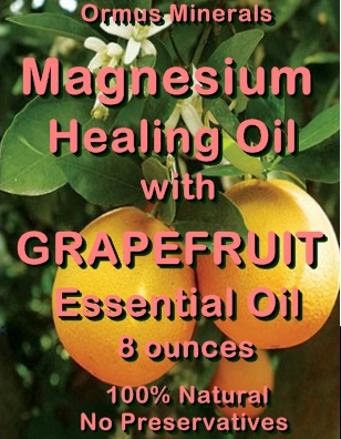 Ormus Minerals -Magnesium Healing Oil with GRAPEFRUIT