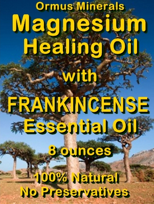 Ormus Minerals -Magnesium Healing Oil with FRANKINCENSE Essential Oil