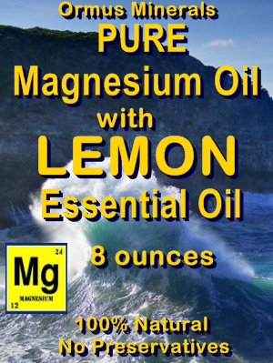 Ormus Minerals Pure Magnesium Oil with LEMON E O